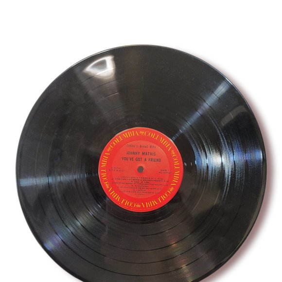 Johnny Mathis "You've Got A Friend" By Columbia Records Vintage LP Vinyl Record - Picture 4 of 4